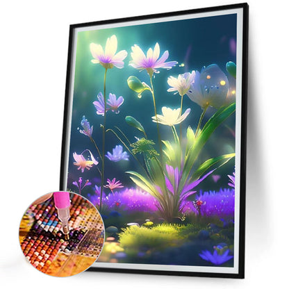 Forest Flowers And Plants - Full Round Drill Diamond Painting 30*40CM