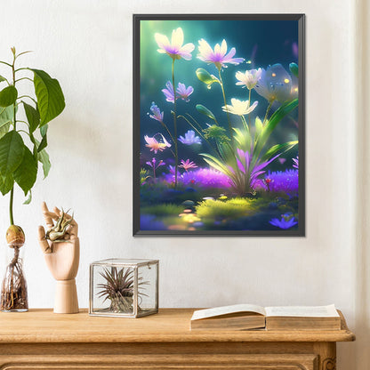 Forest Flowers And Plants - Full Round Drill Diamond Painting 30*40CM