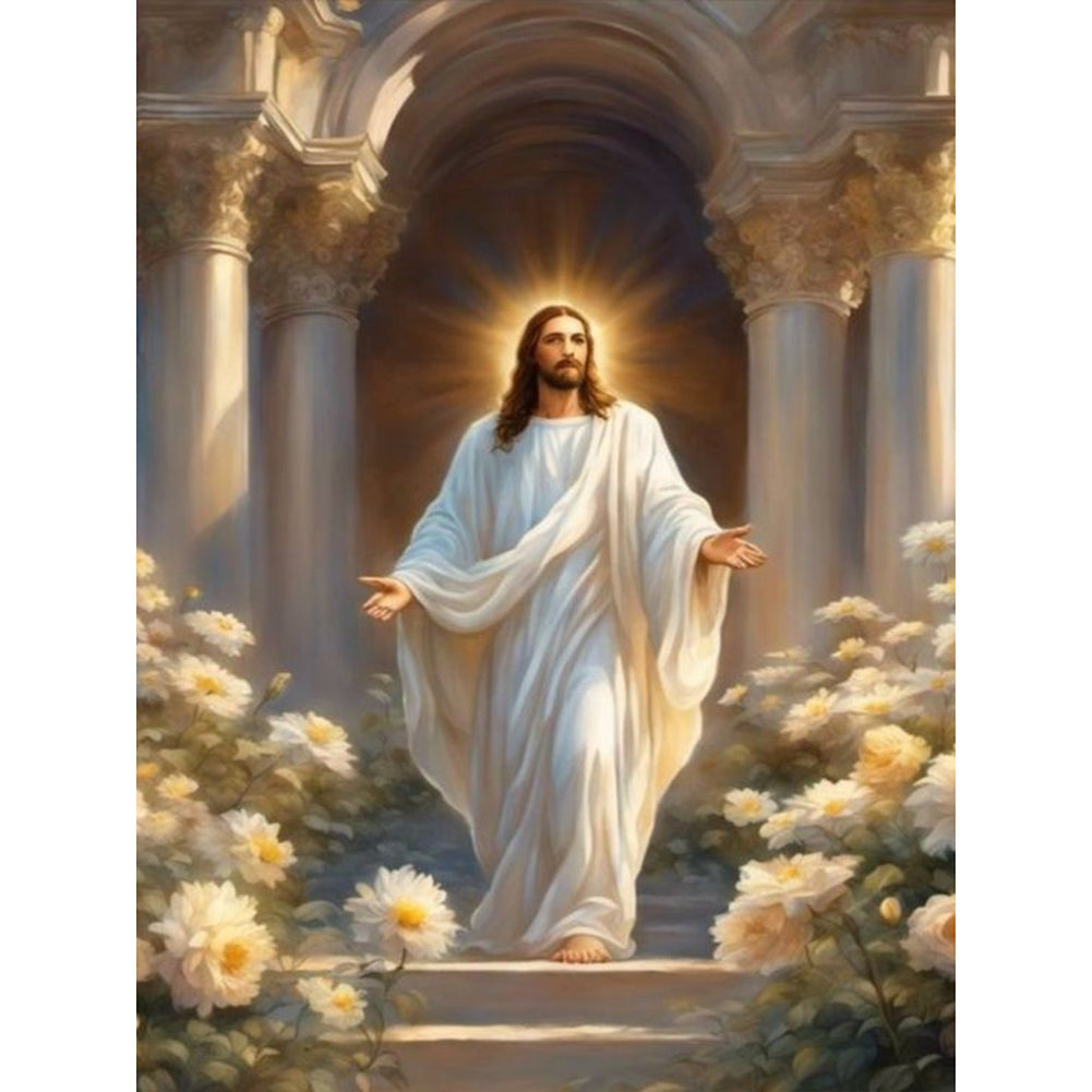 Jesus - Full Round Drill Diamond Painting 30*40CM