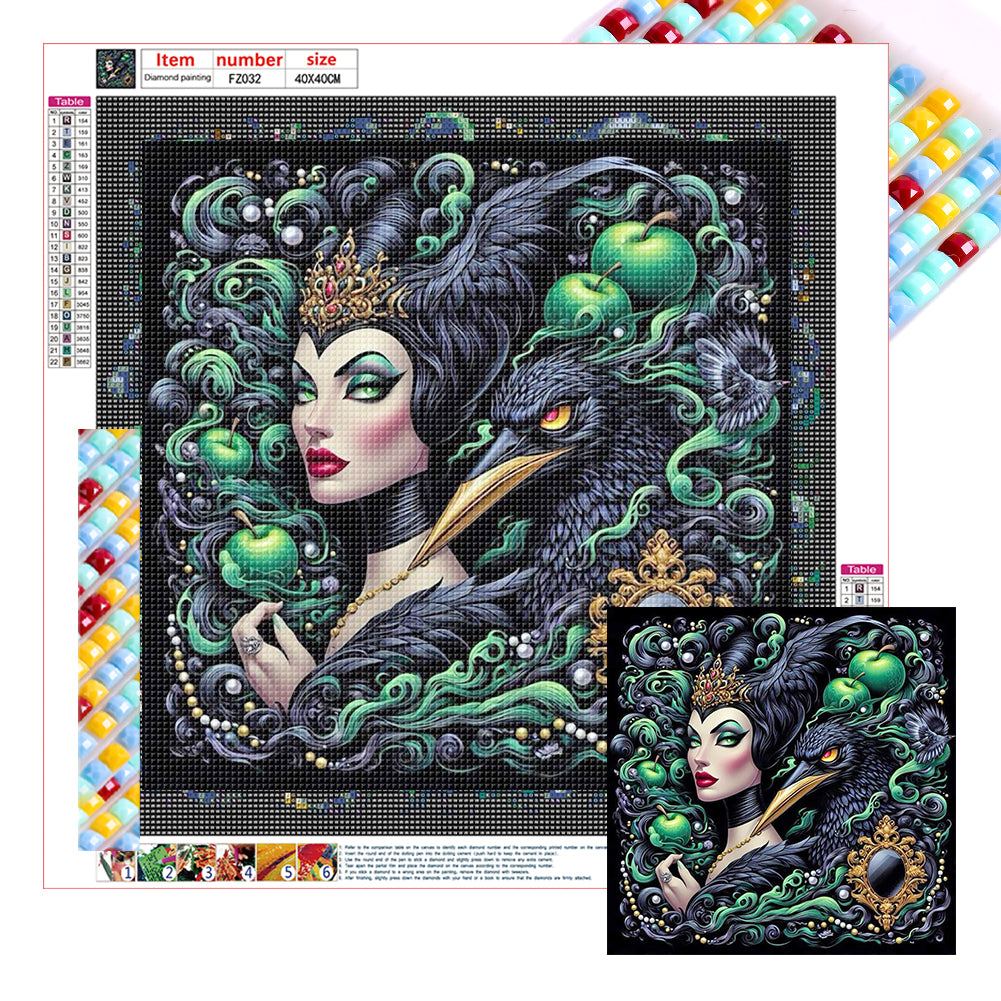 Dark Villain-Maleficent - Full Square Drill Diamond Painting 40*40CM