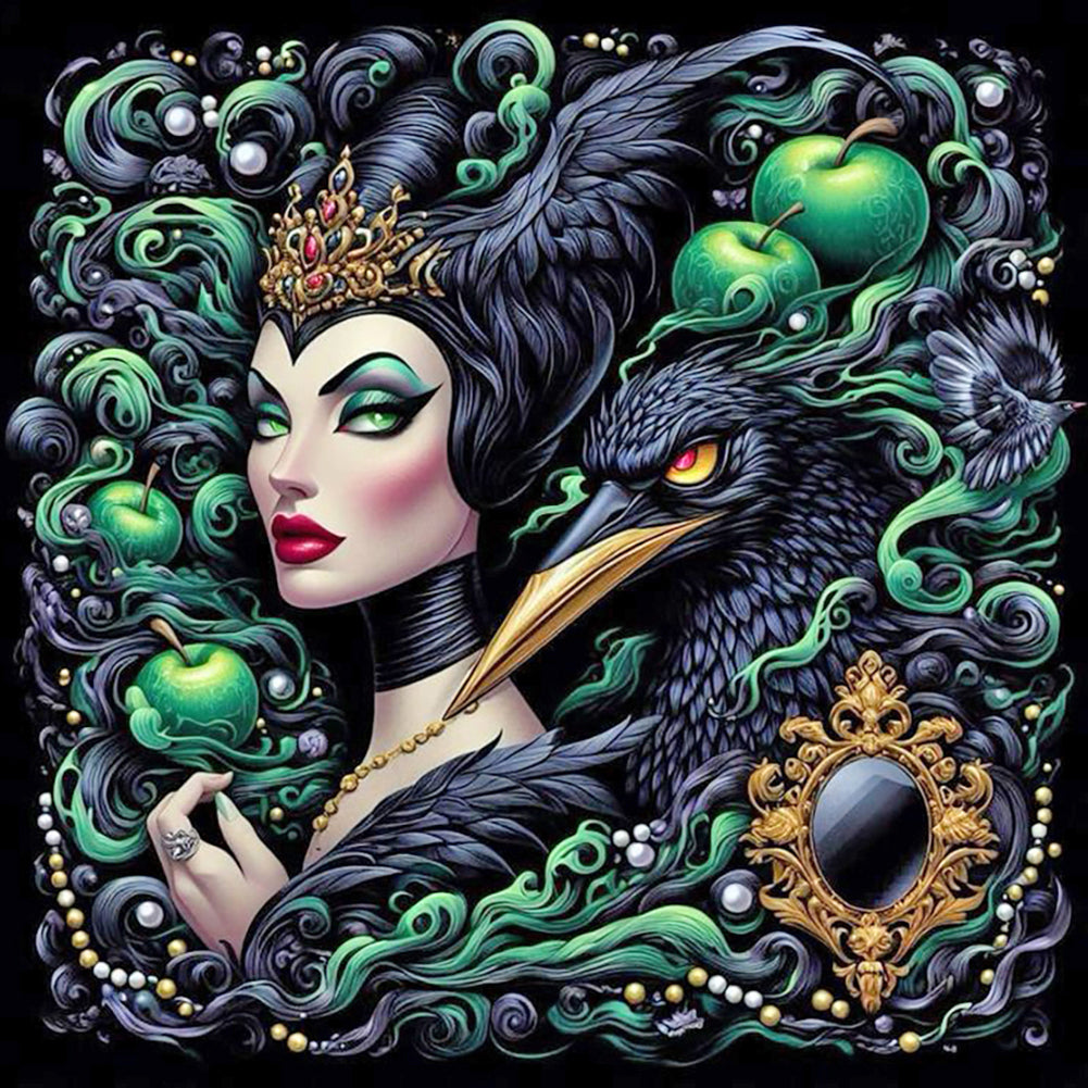 Dark Villain-Maleficent - Full Square Drill Diamond Painting 40*40CM