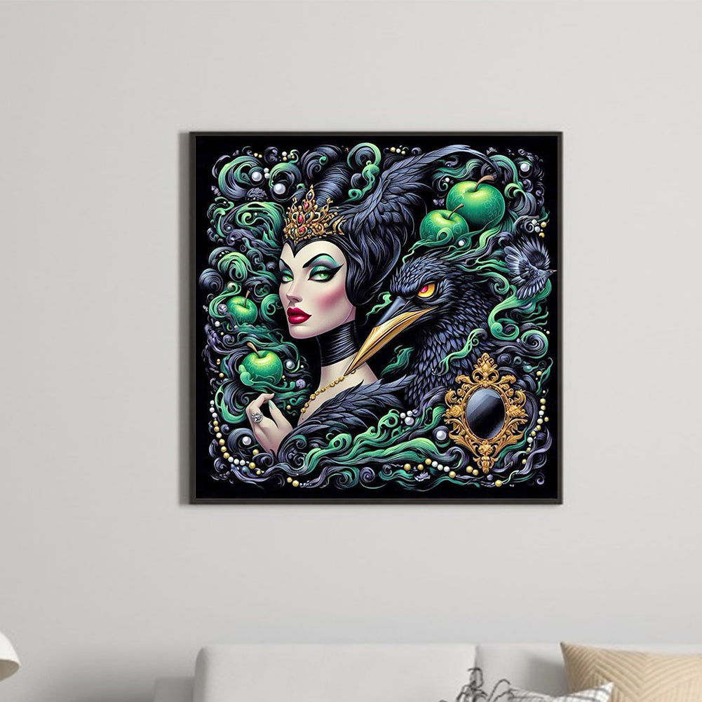 Dark Villain-Maleficent - Full Square Drill Diamond Painting 40*40CM