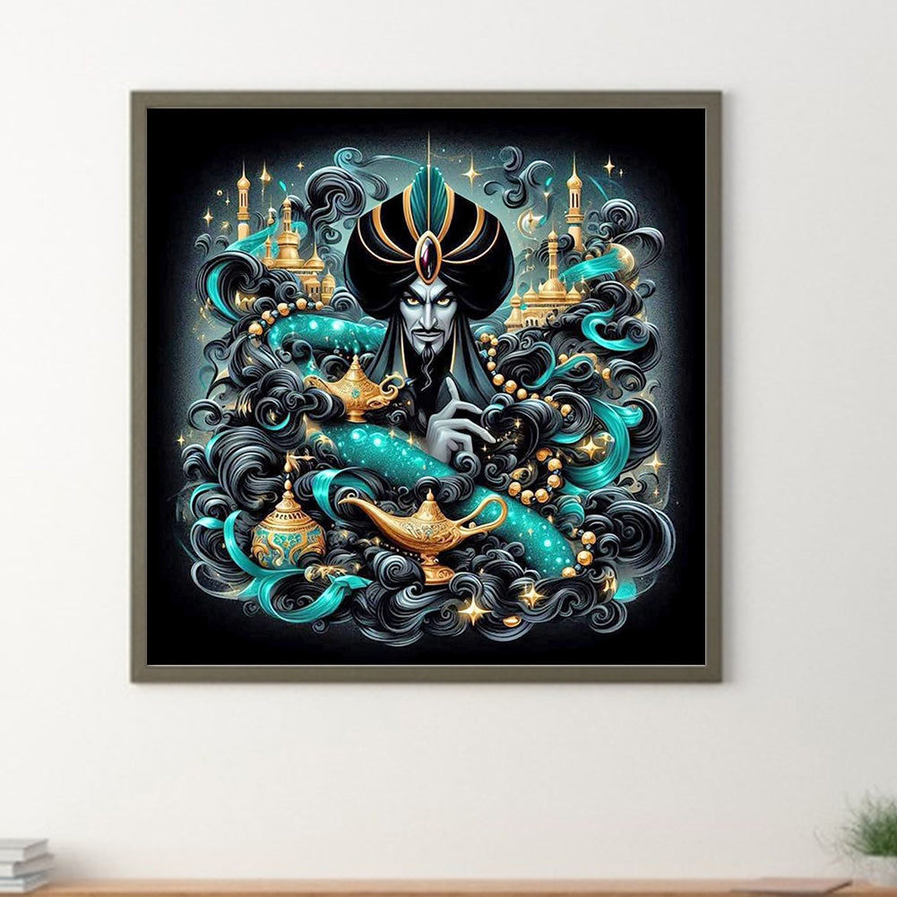 Dark Villain-Aladdin¡¯S Magic Lamp - Full Square Drill Diamond Painting 40*40CM