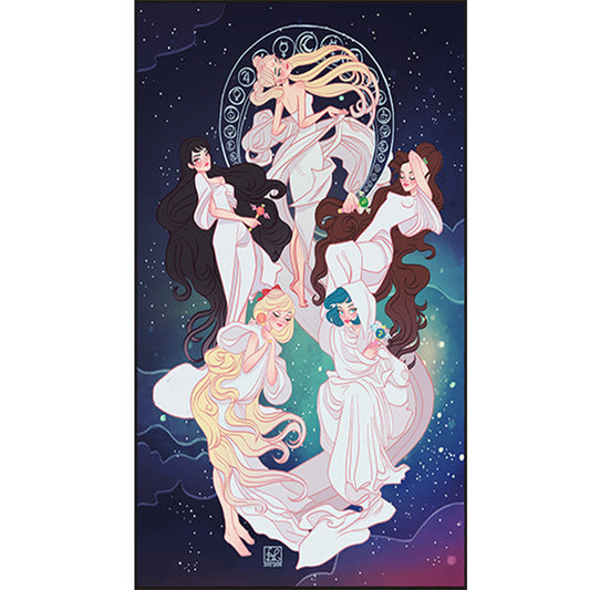 Sailor Moon Art - Full Round Drill Diamond Painting 30*50CM