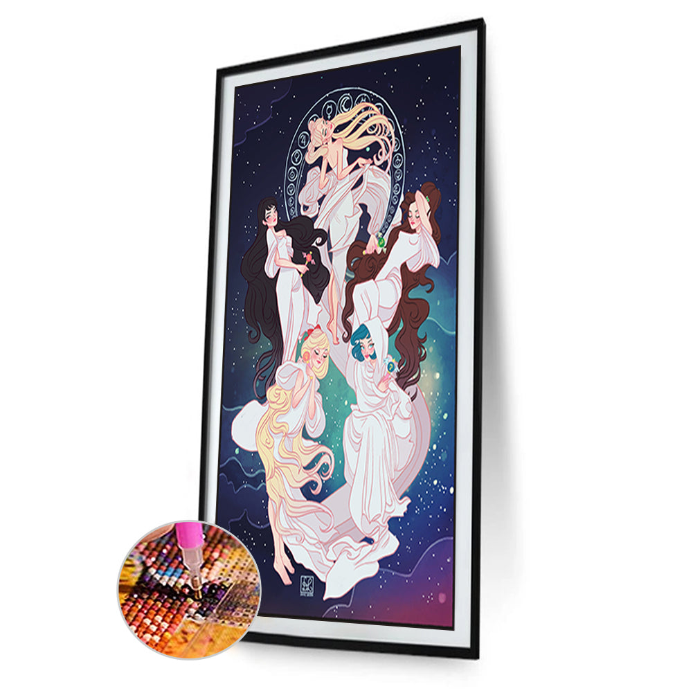 Sailor Moon Art - Full Round Drill Diamond Painting 30*50CM