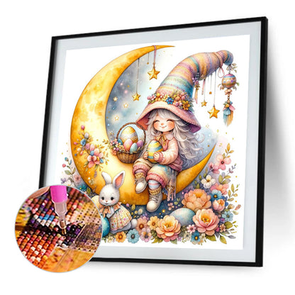 Moon Goblin - Full AB Round Drill Diamond Painting 30*30CM