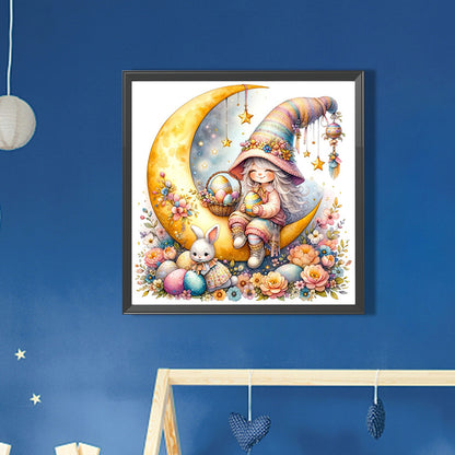 Moon Goblin - Full AB Round Drill Diamond Painting 30*30CM