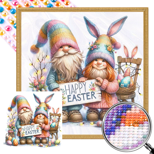 Easter Gnome - Full AB Round Drill Diamond Painting 30*30CM