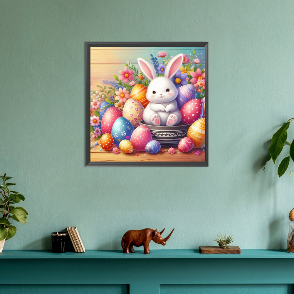 Easter Egg Bunny - Full Round Drill Diamond Painting 30*30CM