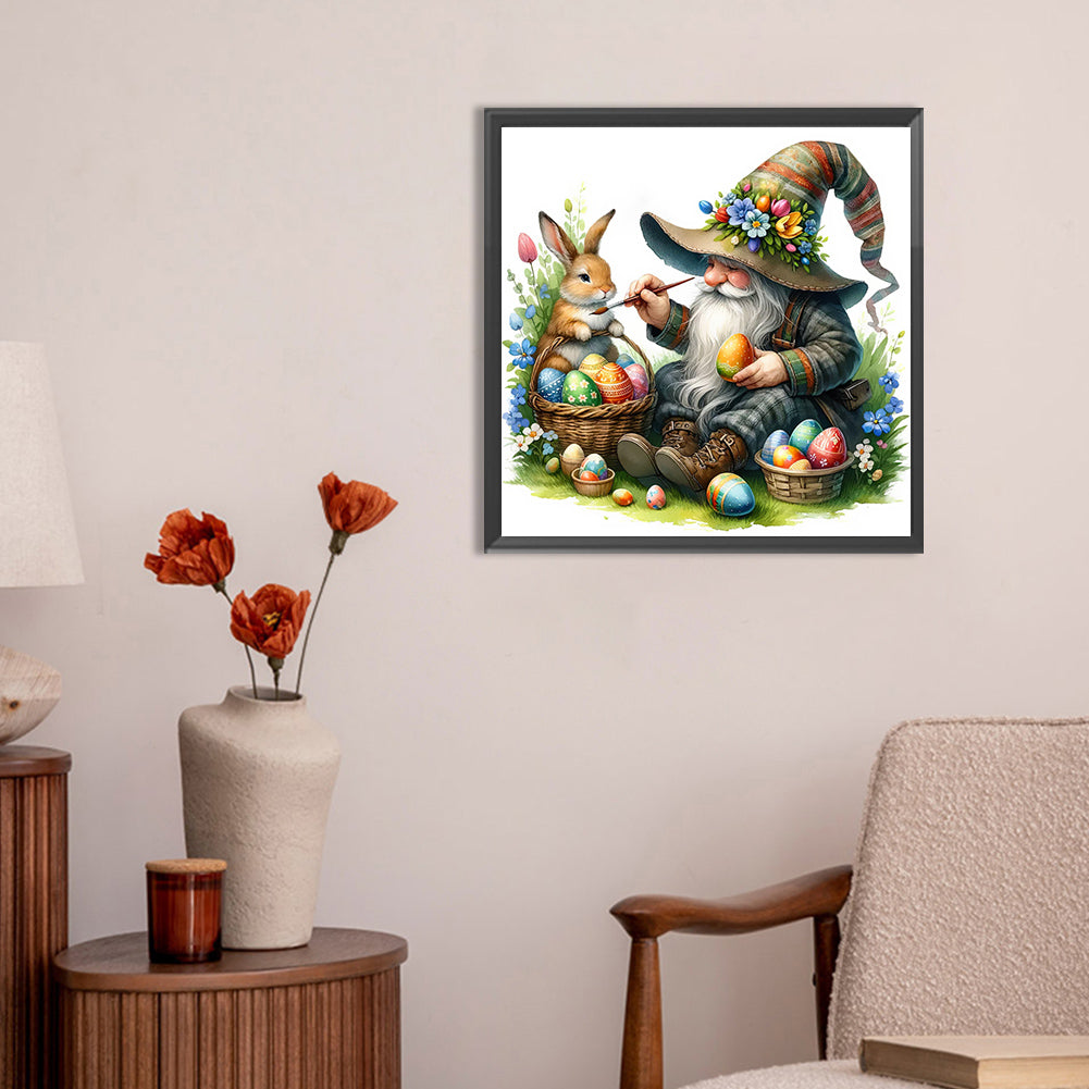 Goblin And Rabbit - Full Round Drill Diamond Painting 30*30CM