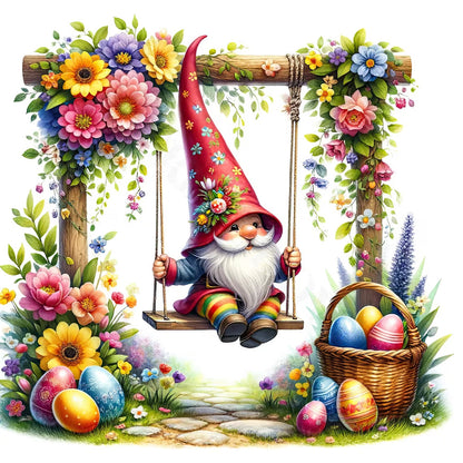 Goblin Swing Easter Egg - Full Round Drill Diamond Painting 30*30CM