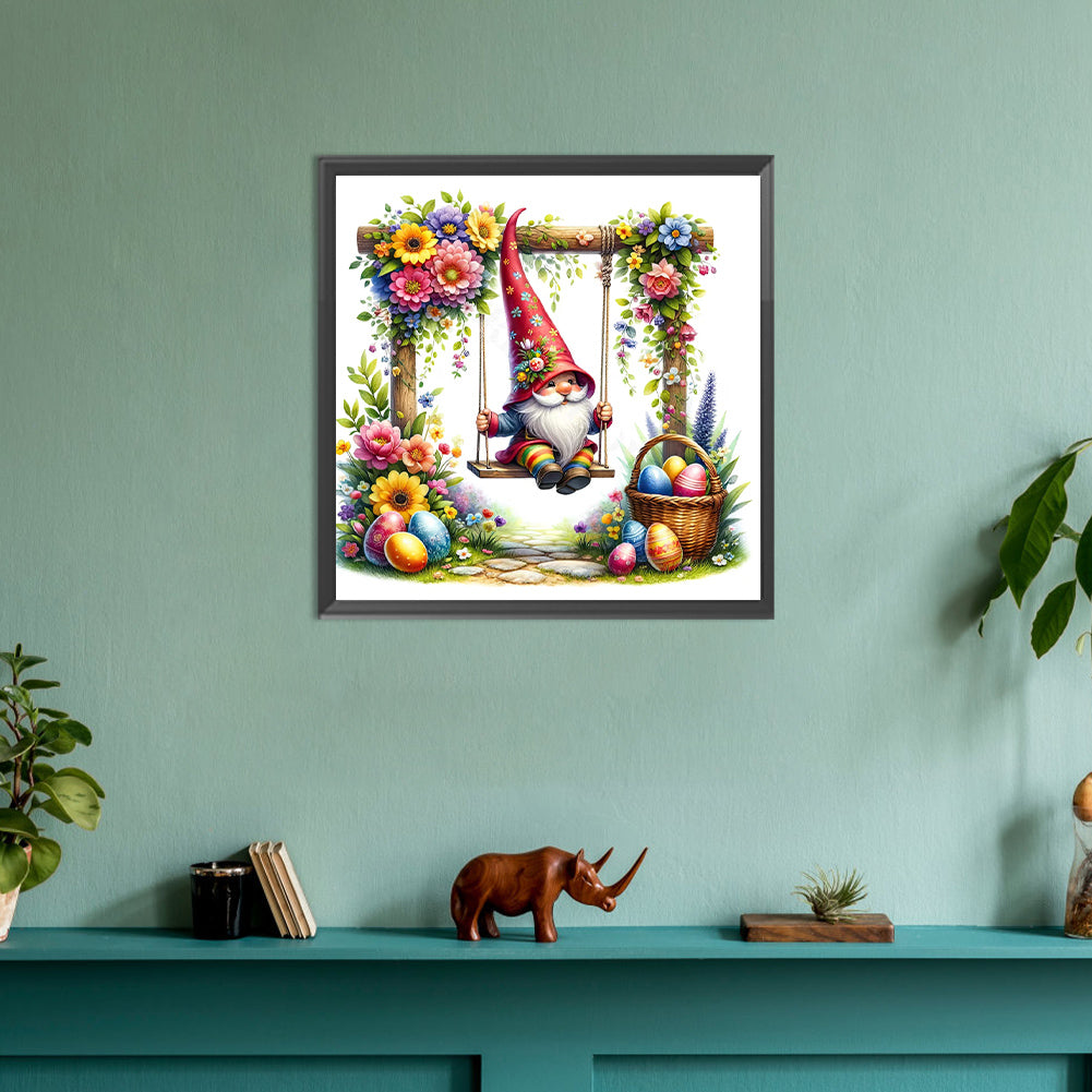 Goblin Swing Easter Egg - Full Round Drill Diamond Painting 30*30CM