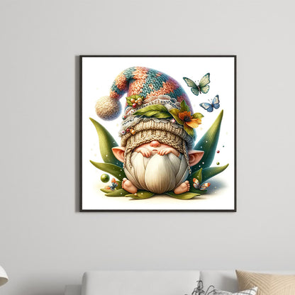 The Budding Gnome - Full Round Drill Diamond Painting 30*30CM