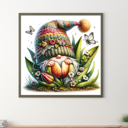 The Budding Gnome - Full Round Drill Diamond Painting 30*30CM