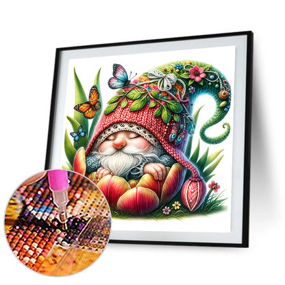 The Budding Gnome - Full Round Drill Diamond Painting 30*30CM