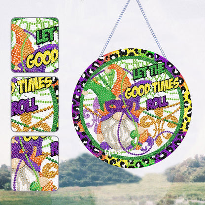 St. Patrick Party Mask 5D DIY Diamond Painting Dots Pendant for Home Wall Decor