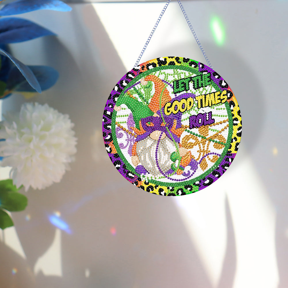 St. Patrick Party Mask 5D DIY Diamond Painting Dots Pendant for Home Wall Decor