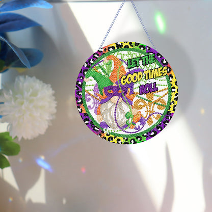 St. Patrick Party Mask 5D DIY Diamond Painting Dots Pendant for Home Wall Decor