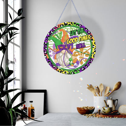 St. Patrick Party Mask 5D DIY Diamond Painting Dots Pendant for Home Wall Decor