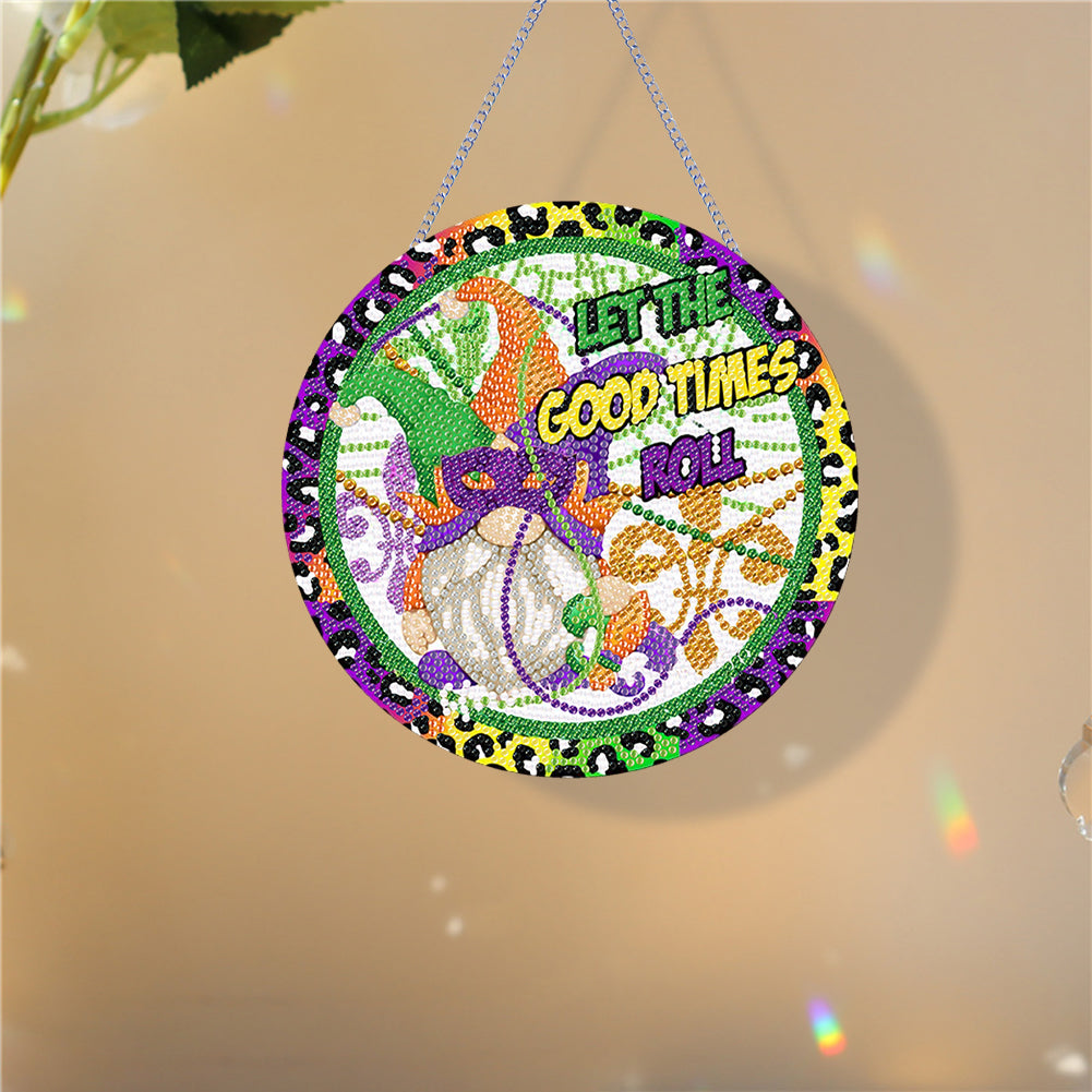 St. Patrick Party Mask 5D DIY Diamond Painting Dots Pendant for Home Wall Decor