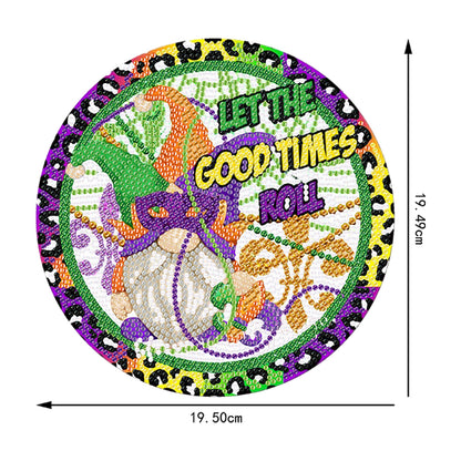 St. Patrick Party Mask 5D DIY Diamond Painting Dots Pendant for Home Wall Decor