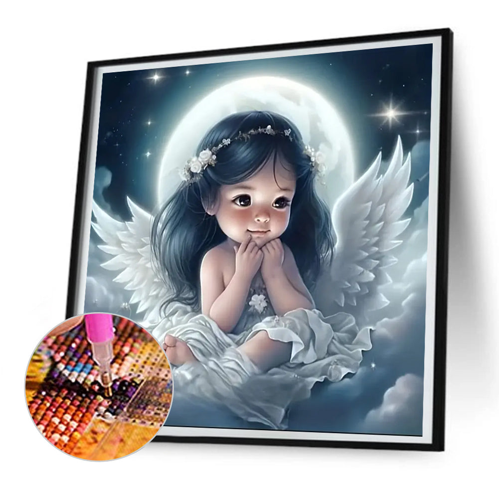 Angel Child - Full Round Drill Diamond Painting 30*30CM
