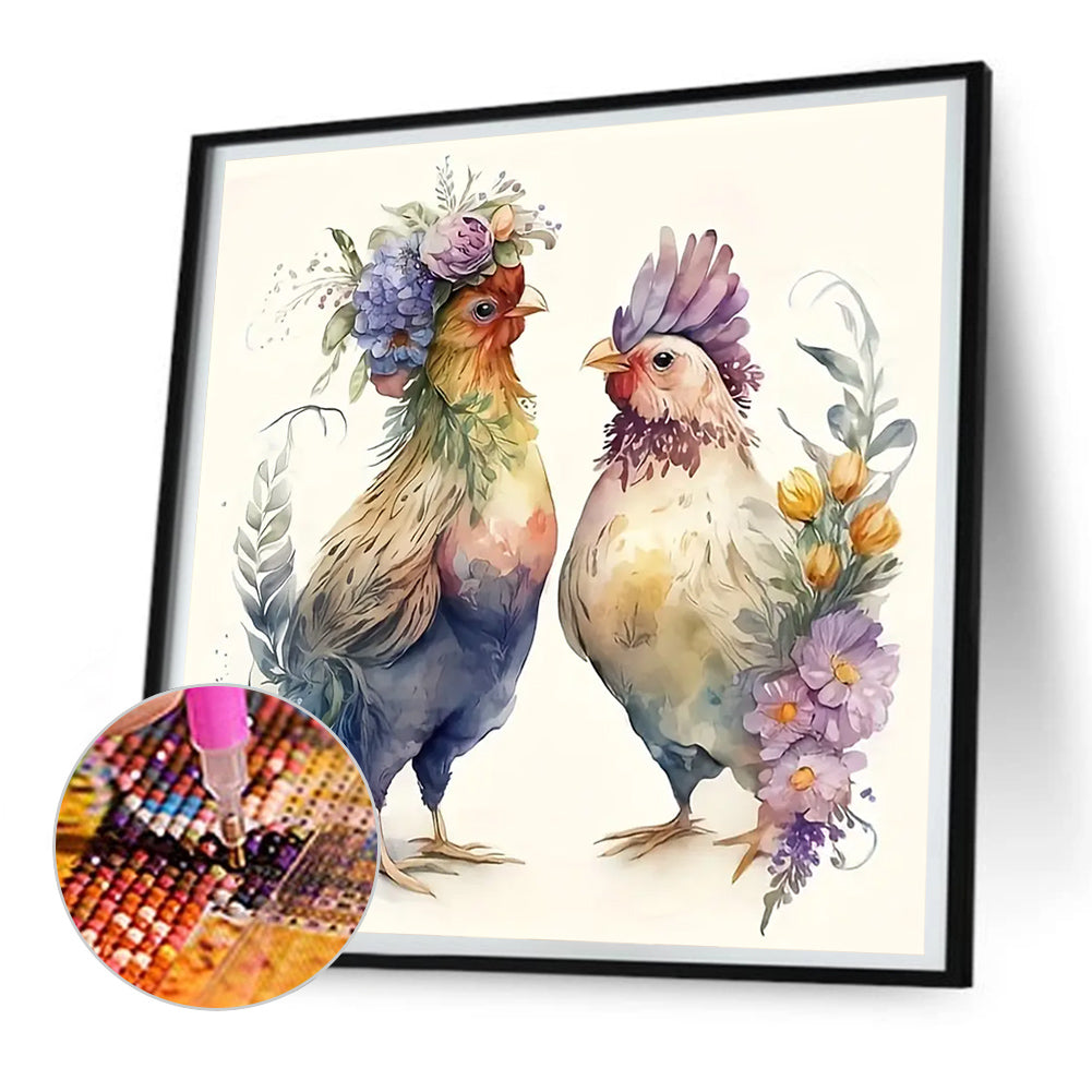Cartoon Chick - Full Round Drill Diamond Painting 30*30CM
