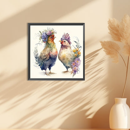 Cartoon Chick - Full Round Drill Diamond Painting 30*30CM