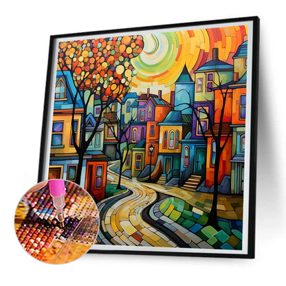 Color House - Full Round Drill Diamond Painting 30*30CM