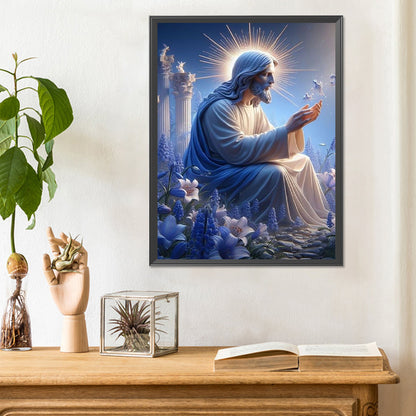 Jesus - Full Round Drill Diamond Painting 30*40CM