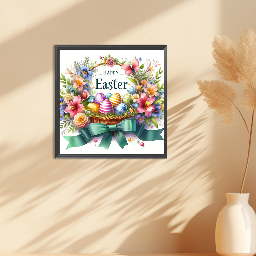 Happy Easter - Full Round Drill Diamond Painting 30*30CM