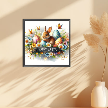 Happy Easter - Full Round Drill Diamond Painting 30*30CM