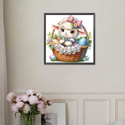 Easter Lamb - Full Square Drill Diamond Painting 30*30CM