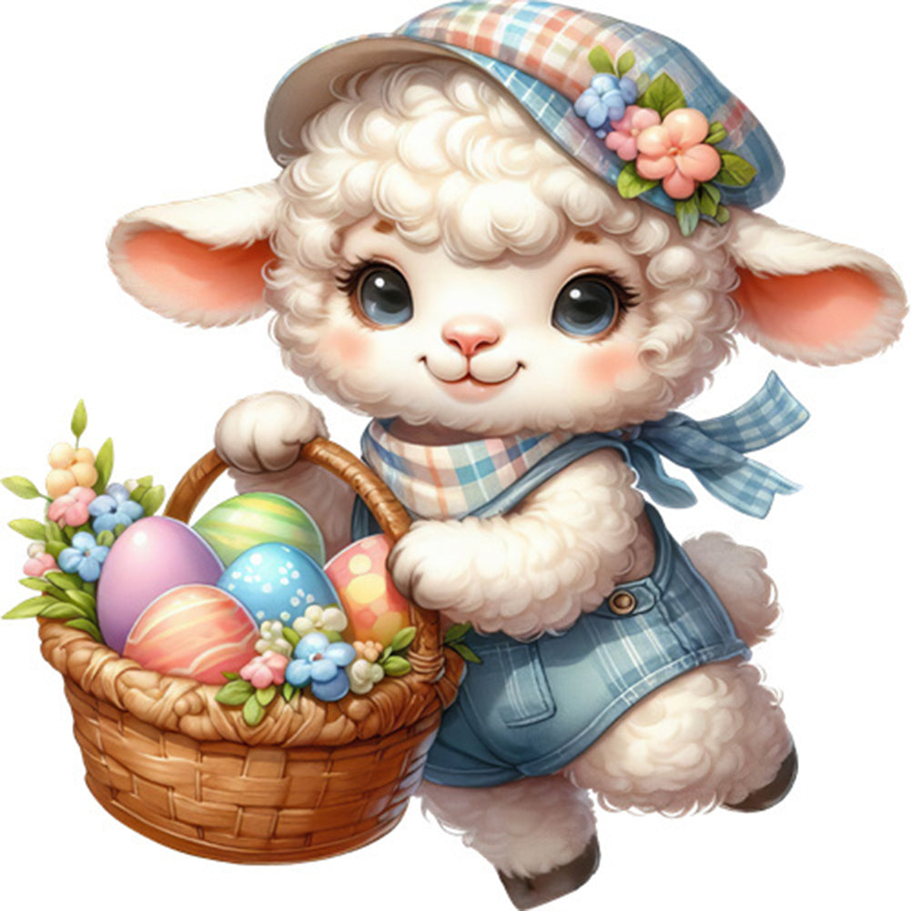 Easter Lamb - Full Square Drill Diamond Painting 30*30CM