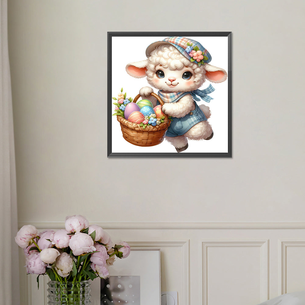 Easter Lamb - Full Square Drill Diamond Painting 30*30CM