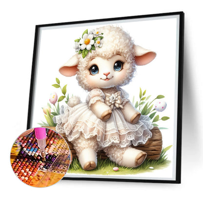 Easter Lamb - Full Square Drill Diamond Painting 30*30CM