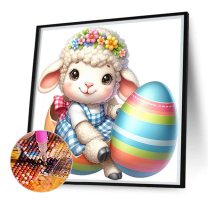 Easter Lamb - Full Square Drill Diamond Painting 30*30CM