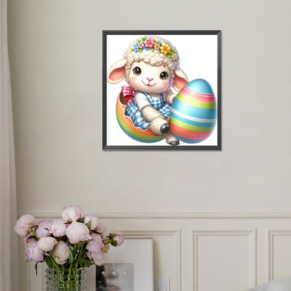 Easter Lamb - Full Square Drill Diamond Painting 30*30CM