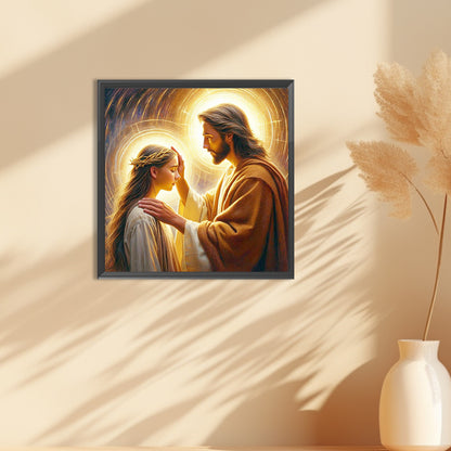 Jesus Loves You - Full Round Drill Diamond Painting 30*30CM