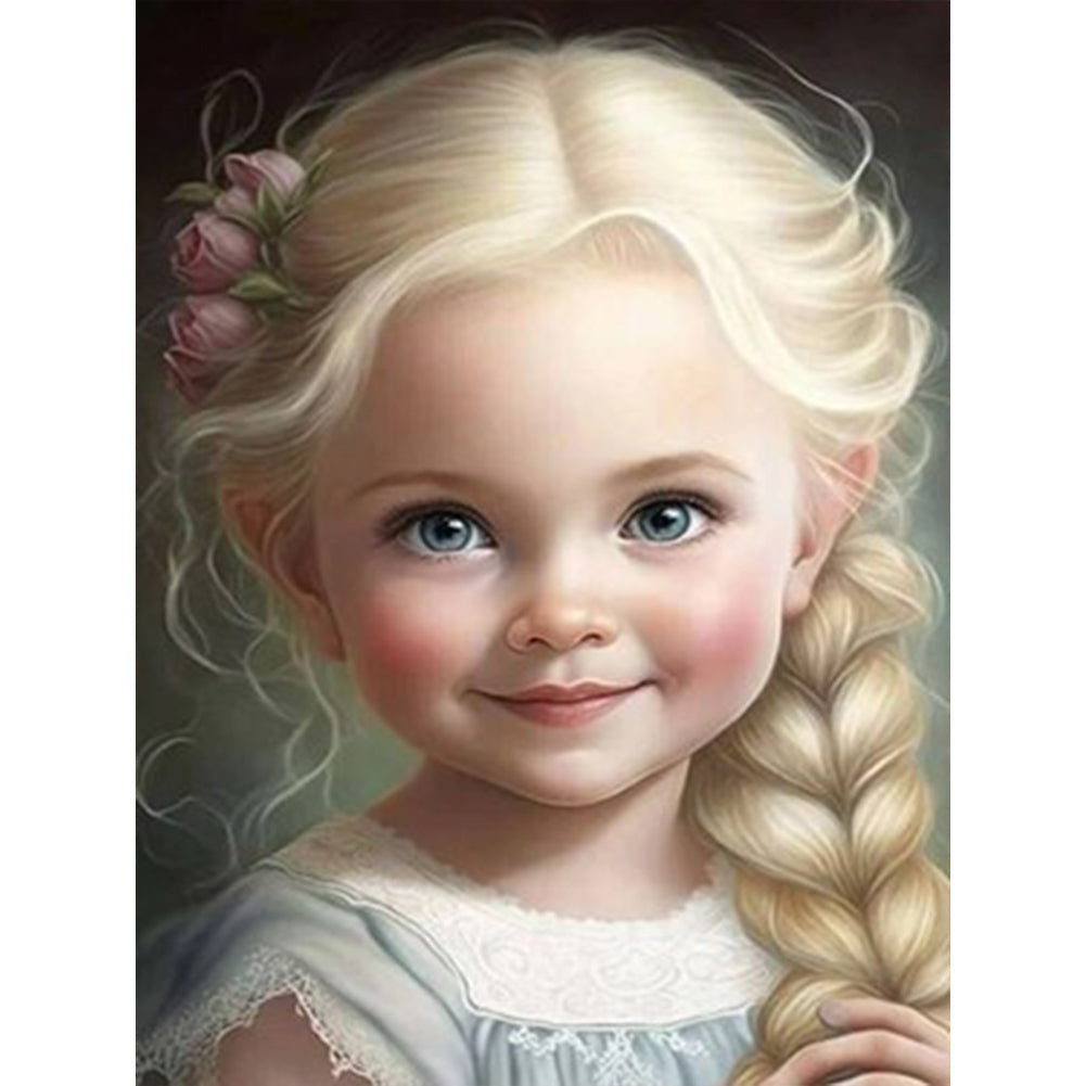 Little Girl - Full Square Drill Diamond Painting 30*40CM