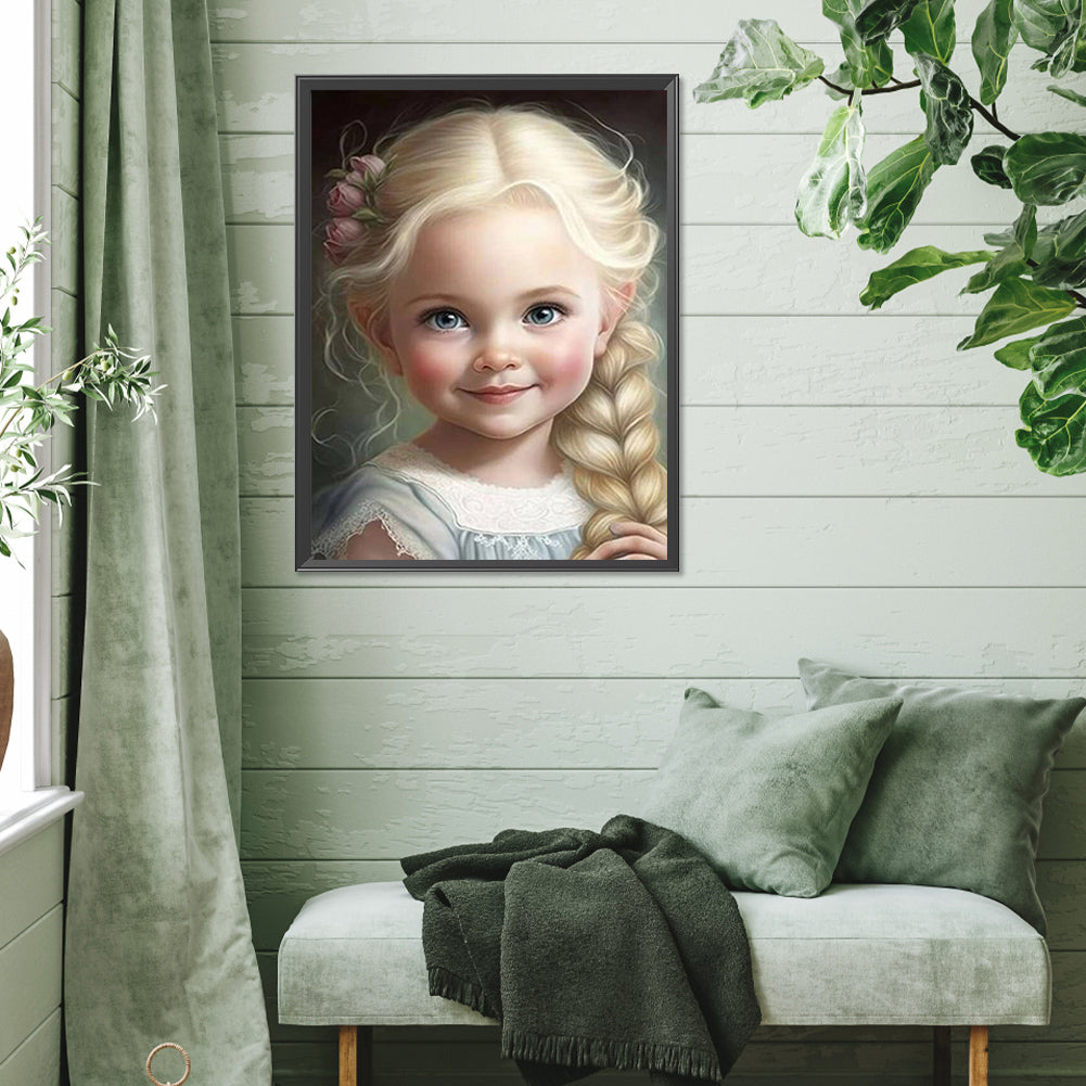 Little Girl - Full Square Drill Diamond Painting 30*40CM