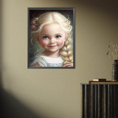 Little Girl - Full Square Drill Diamond Painting 30*40CM