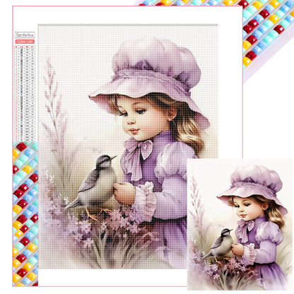 Little Girl - Full Square Drill Diamond Painting 40*50CM