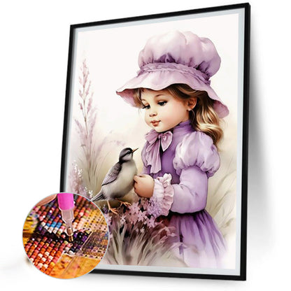 Little Girl - Full Square Drill Diamond Painting 40*50CM