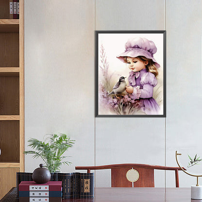 Little Girl - Full Square Drill Diamond Painting 40*50CM