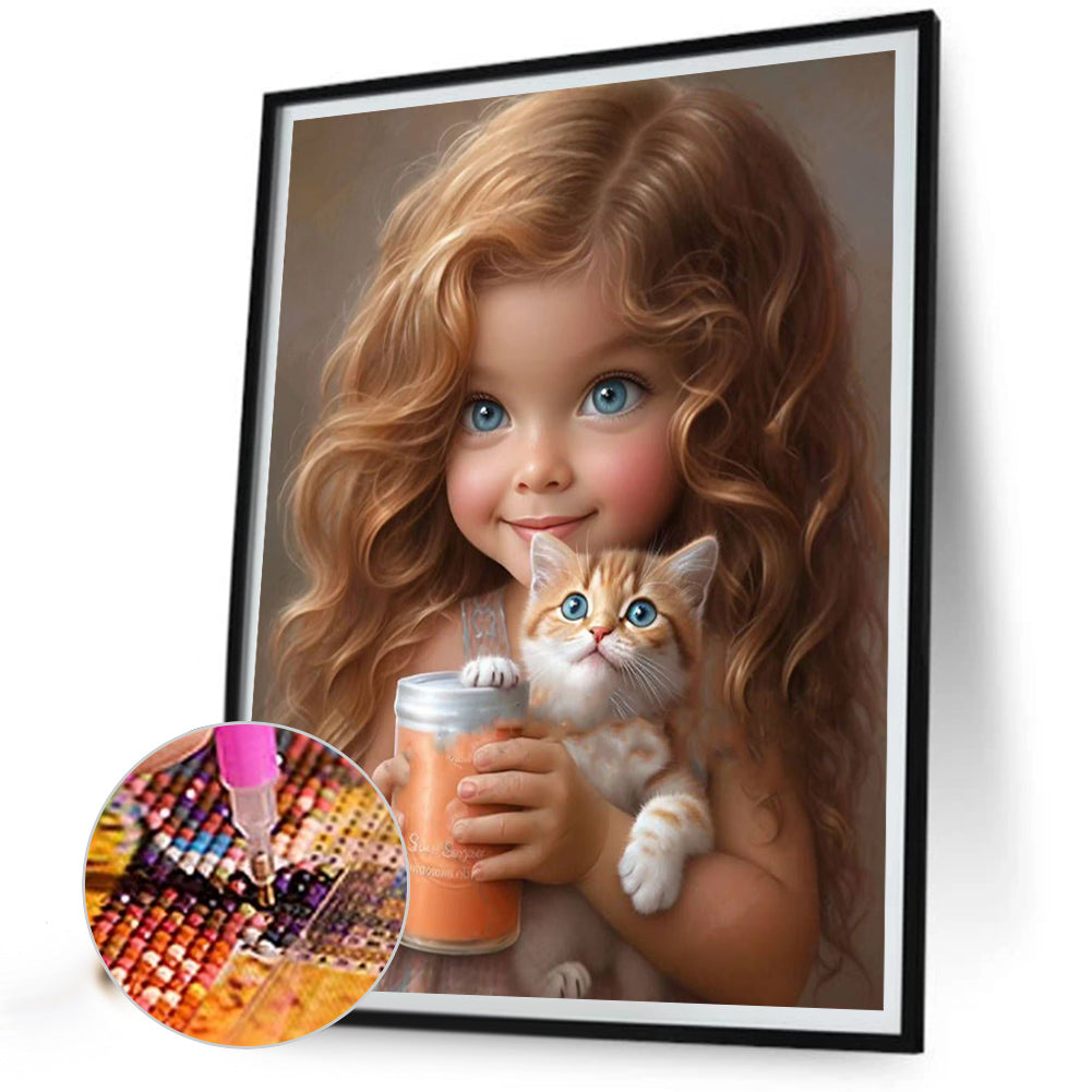 Little Girl - Full Square Drill Diamond Painting 40*50CM