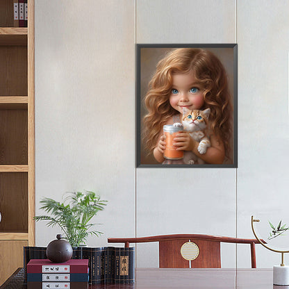 Little Girl - Full Square Drill Diamond Painting 40*50CM