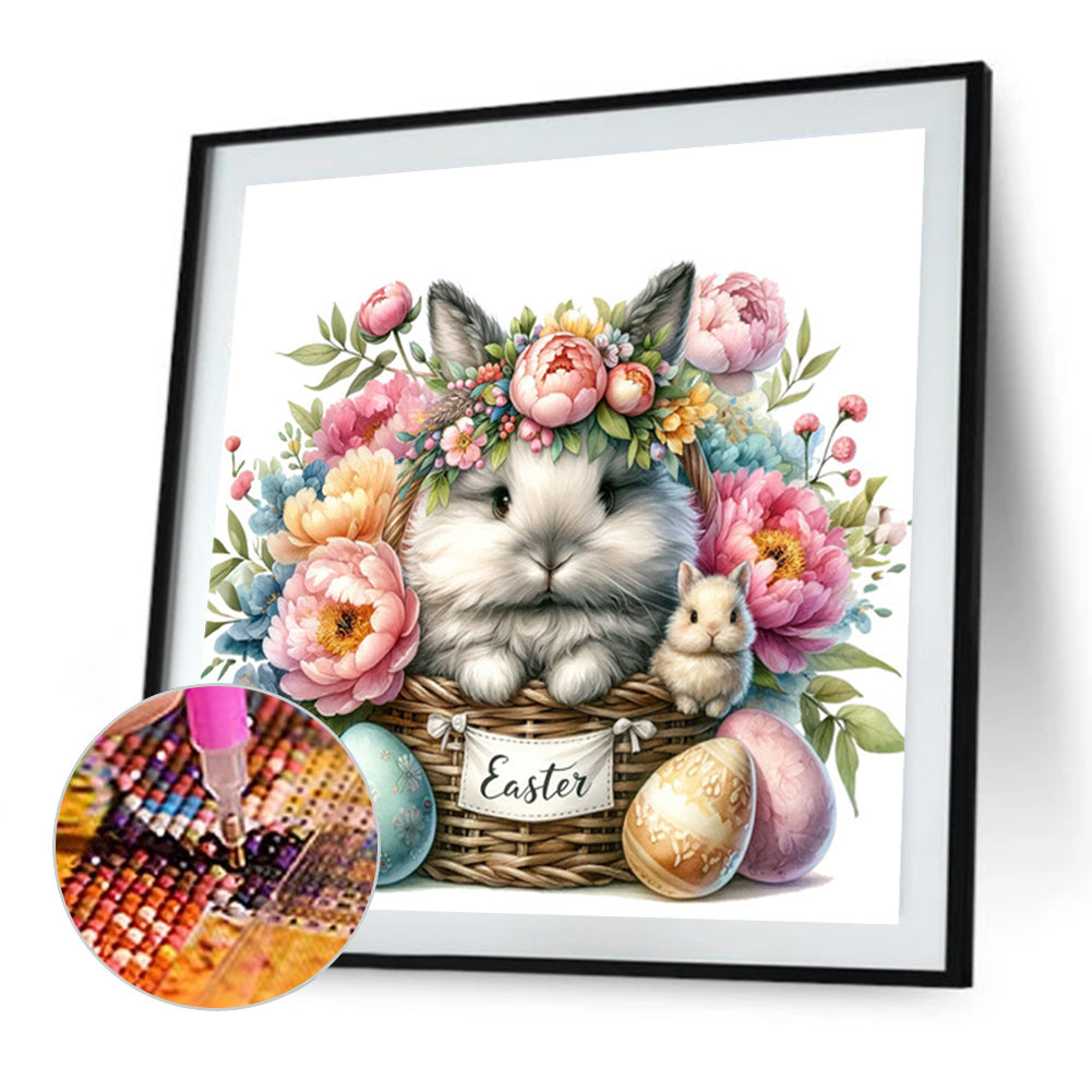 Easter Bunny - Full Square Drill Diamond Painting 40*40CM