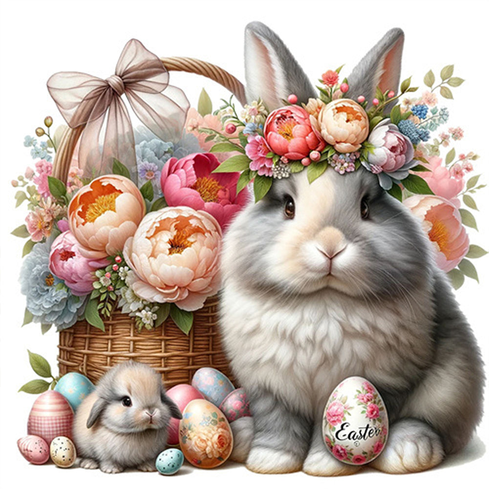 Easter Bunny - Full Square Drill Diamond Painting 40*40CM