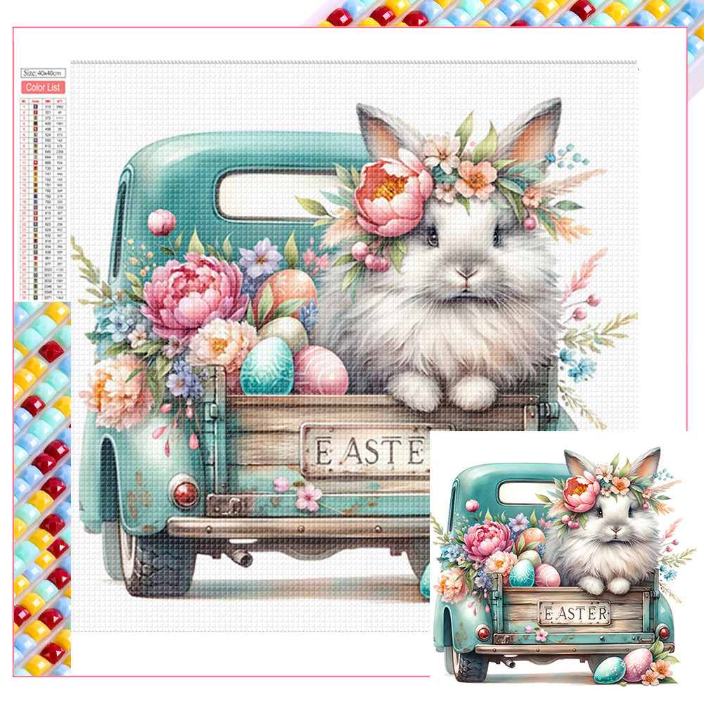 Easter Bunny - Full Square Drill Diamond Painting 40*40CM